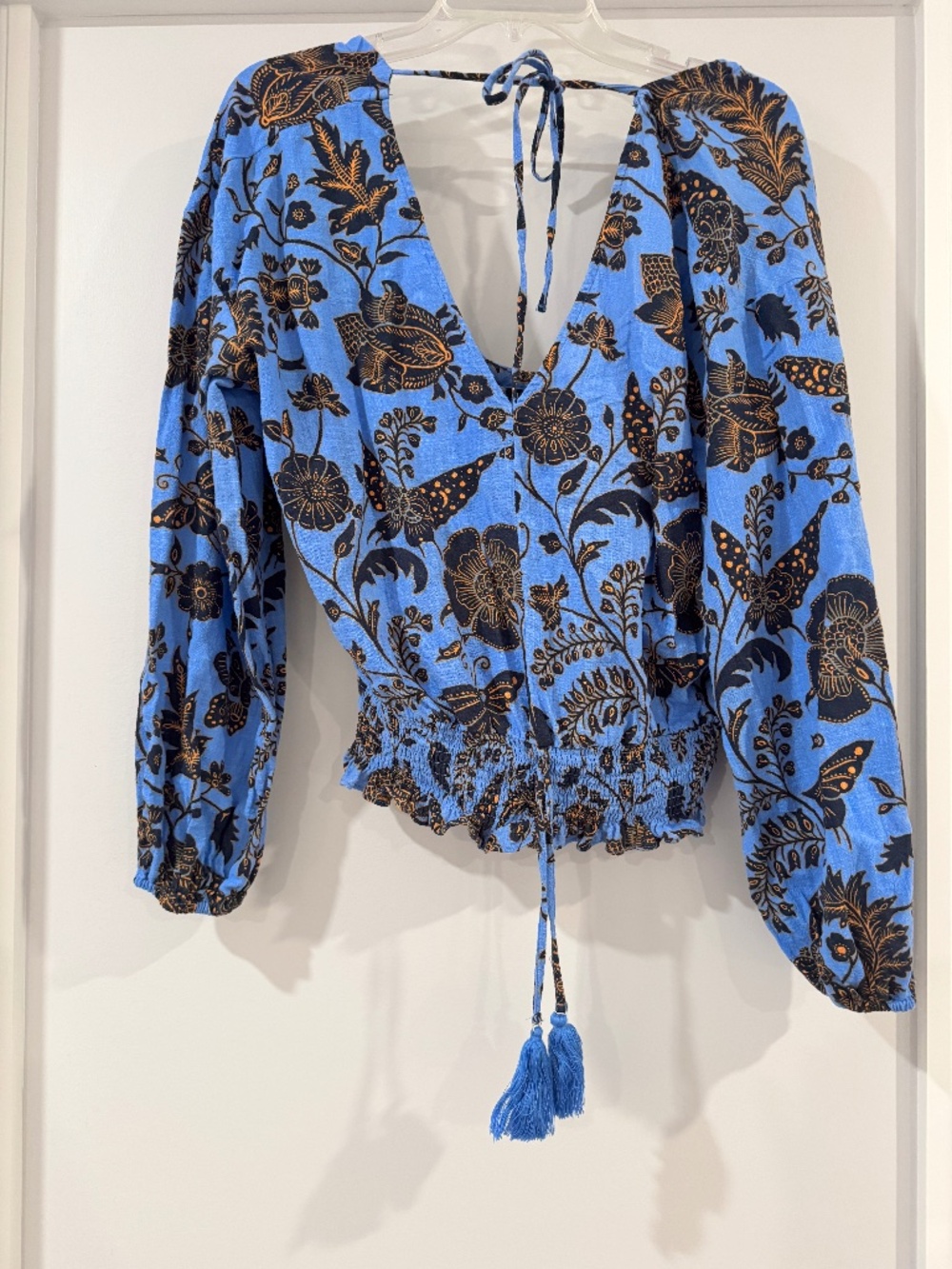 INC cropped retro-inspired top size small